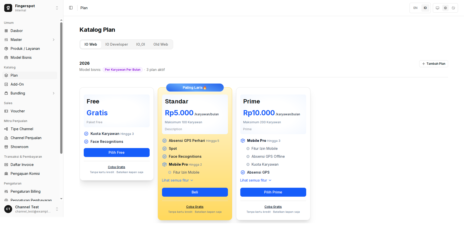 Katalog Paket Layanan per Produk